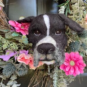 Hand crafted custom order needle felted artisan pet replica